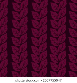 Abstract outlined leaves seamless pattern. Tea or banana leaf line art. Hand drawn outline design for fabric , print, cover, banner and invitation. Luxury minimal style wallpaper with botanical leaves