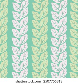 Abstract outlined leaves seamless pattern. Tea or banana leaf line art. Hand drawn outline design for fabric , print, cover, banner and invitation. Luxury minimal style wallpaper with botanical leaves
