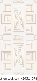 Abstract outlines of squares, vertical, modern, stylish pattern