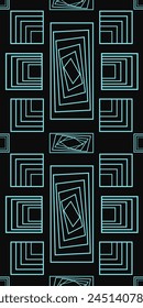 Contornos Abstractas de cuadrados, Vertical, patrón moderno y elegante