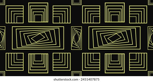 Contornos Abstractas de cuadrados, Vertical, patrón moderno y elegante