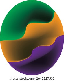 Abstract oval art.eps10.abstract oval colorful. oval space for your text. Vector illustration.
