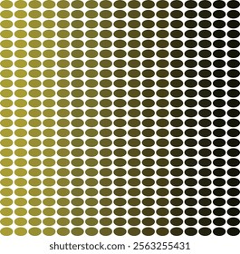 Abstract Oval Gradient Pattern: Design Element, Visual Texture, Geometric Shapes, Color Transition, Background Image, Graphic Art, Halftone Effect, Olive Green, Dark Green, Repeating Design