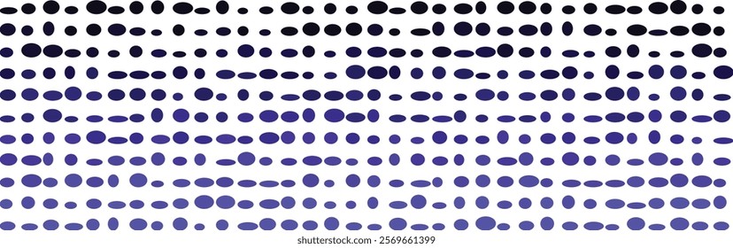 Abstract Oval Gradient Pattern: Purple, Blue, and Black Ovals