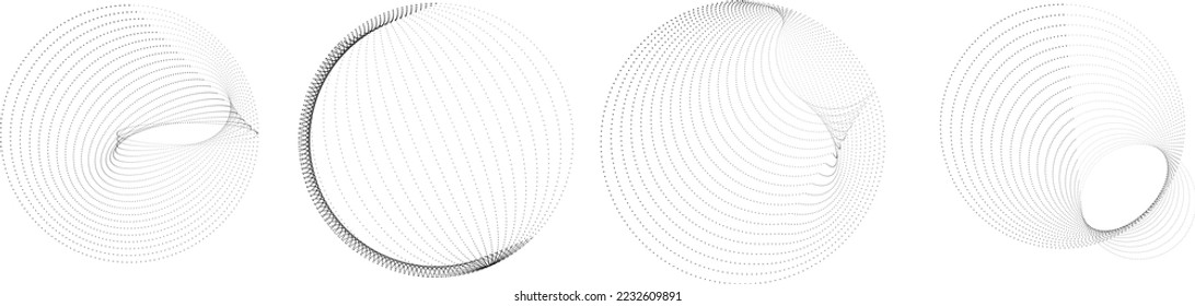 Abstract oval Lines Background with geometric circles . Vector rotating ellipse Line Design . Poster template . Concentric circles logo .Minimal art 