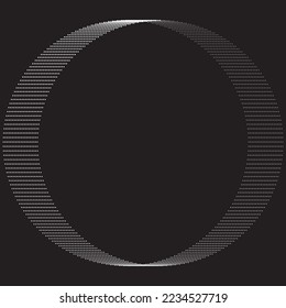 Abstract oval Lines Background with geometric circles . Vector rotating ellipse Line Design . Poster template . Concentric circles logo .Minimal art 