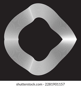 Abstract oval Lines Background with geometric circles . Vector rotating ellipse Line Design . Poster template . Concentric circles logo .Minimal art 
