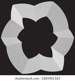 Abstract oval Lines Background with geometric circles . Vector rotating ellipse Line Design . Poster template . Concentric circles logo .Minimal art 