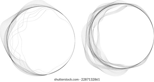 Abstract oval Lines Background with geometric circles . Vector rotating ellipse Line Design . Poster template . Concentric circles logo .Minimal art 