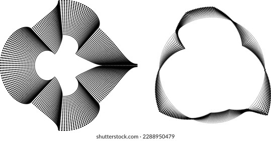 Abstract oval Lines Background with geometric circles . Vector rotating ellipse Line Design . Poster template . Concentric circles logo .Minimal art 