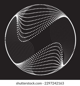 Abstract oval Lines Background with geometric circles . Vector rotating ellipse Line Design . Poster template . Concentric circles logo .Minimal art 