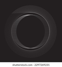 Abstract oval Lines Background with geometric circles . Vector rotating ellipse Line Design . Poster template . Concentric circles logo .Minimal art 