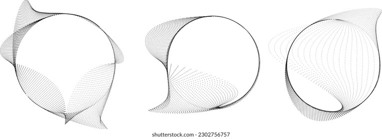 Abstract oval Lines Background with geometric circles . Vector rotating ellipse Line Design . Poster template . Concentric circles logo .Minimal art 