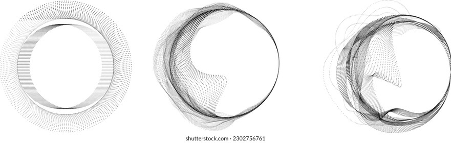 Abstract oval Lines Background with geometric circles . Vector rotating ellipse Line Design . Poster template . Concentric circles logo .Minimal art 