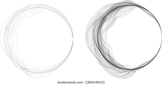 Abstract oval Lines Background with geometric circles . Vector rotating ellipse Line Design . Poster template . Concentric circles logo .Minimal art 