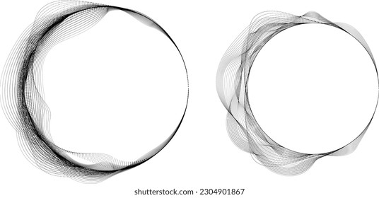 Abstract oval Lines Background with geometric circles . Vector rotating ellipse Line Design . Poster template . Concentric circles logo .Minimal art 