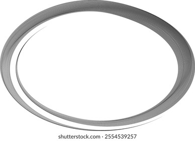 Abstract oval Lines .Elliptical frame with many circles . Vector highlight ellipse line design .Round line art border frame .Concentric oval circles logo .Doodle strokes in oval form .