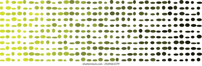 Abstract Oval Pattern: Gradient Color Design