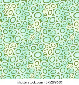 Abstract ovals background. Seamless vector pattern.