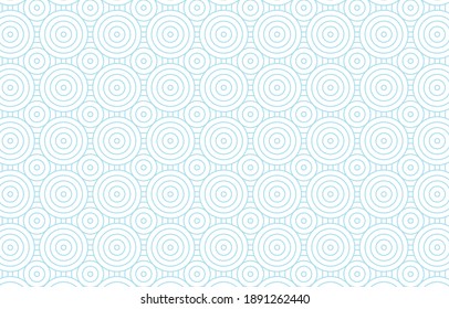 Abstract Overlap Circle Pattern. Vector