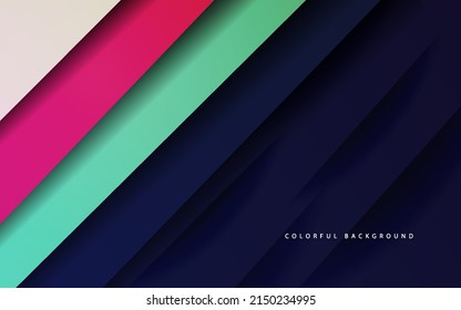 Abstract overlap layer background vector