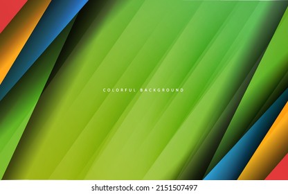 Fondo colorido de la capa de superposición abstracta