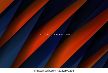 Abstract overlap layer colorful background vector
