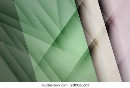 Abstract overlap layer green green background