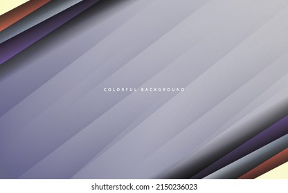 Abstract overlap layer paper gradient color background