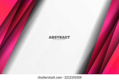 Abstract overlap layer papercut background vector