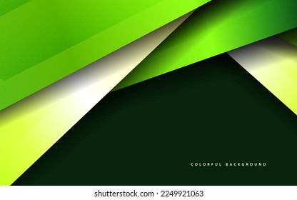 Abstract overlap layer papercut background cover