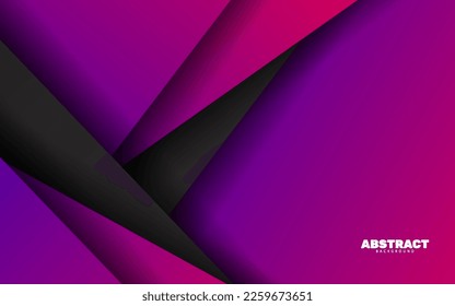 Abstract overlap layer papercut background vector