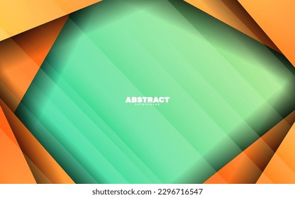 Abstract overlap layer papercut background vector