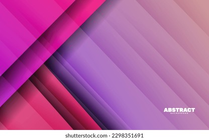Abstract overlap layer papercut background vector