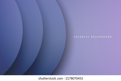 Abstract overlap layer purple color background