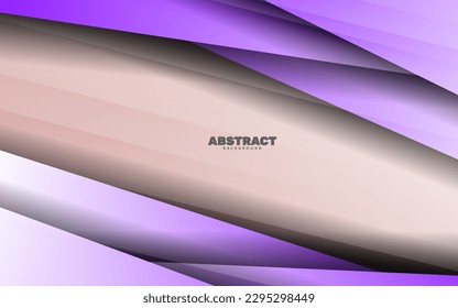 Abstract overlap papercut background vector