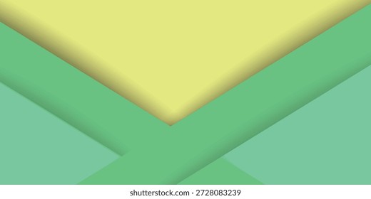 Abstract overlap papercut color background vector