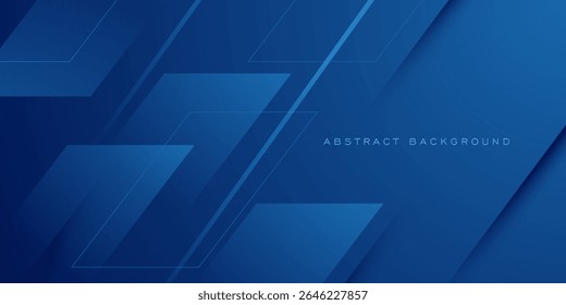 Abstract overlap square shapes pattern background. Simple futuristic blue color background element. Eps10 vector