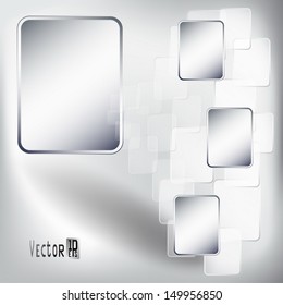 Abstract overlap squares concept background