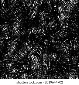 Abstract and overlapping brush seamless pattern,