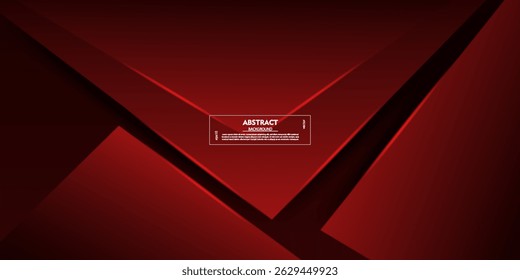Abstract overlapping checkered 3D background. Bright red geometric shapes pattern. Vector Eps10