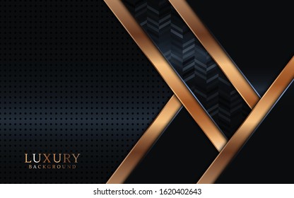 	
Abstract Overlapping Geometric Background with Gold Glitter Effect.Vector illusratration
