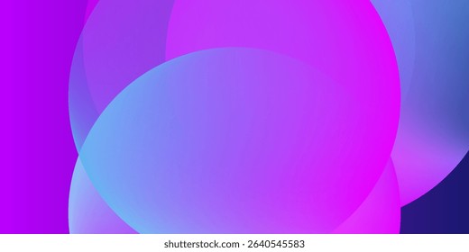 abstract overlapping gradient circle background
