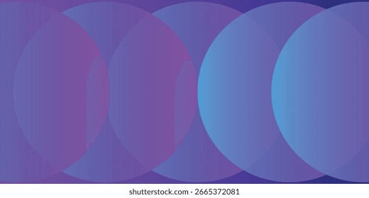 abstract overlapping gradient circle background VECTOR ILLUSTRATION