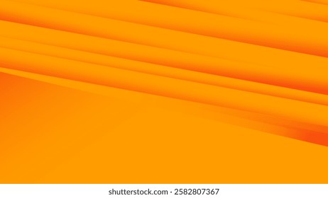 Abstract overlapping layers with vibrant shades of orange and gradients, evoking warmth and energy. Ideal for graphic design, presentations, and modern digital art