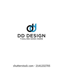 diseño inicial del logotipo dd