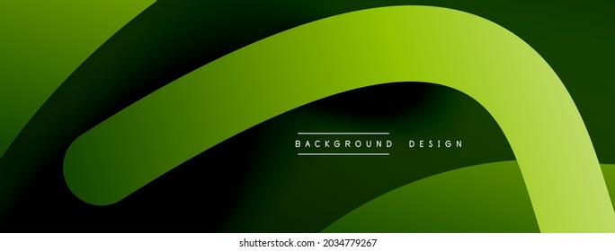 Resumen de líneas superpuestas y círculos de fondo geométrico con colores degradados