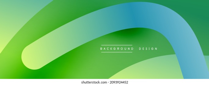 Resumen de líneas superpuestas y círculos de fondo geométrico con colores degradados