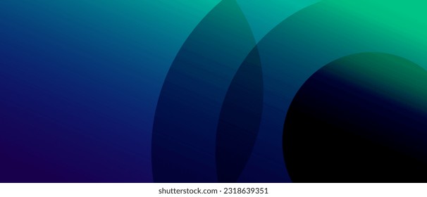 Abstract overlapping lines and circles geometric background with gradient colors