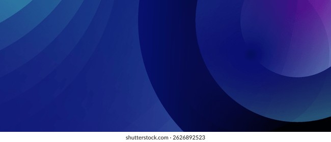 Abstract overlapping lines and circles geometric background with gradient colors